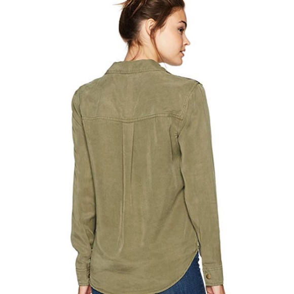 Splendid Women's Long Military Shirt - Picture 2 of 3